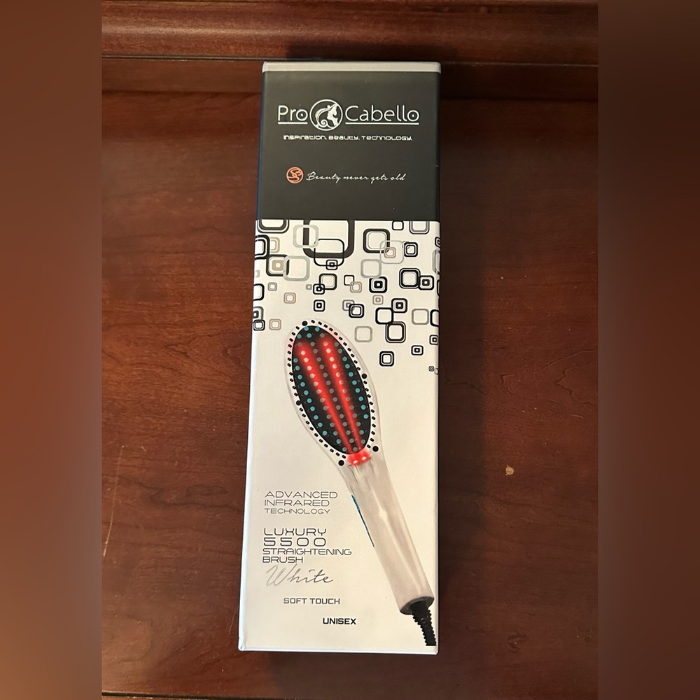 Pro Cabello Luxury 5500 Hair Straightening Brush - NIB